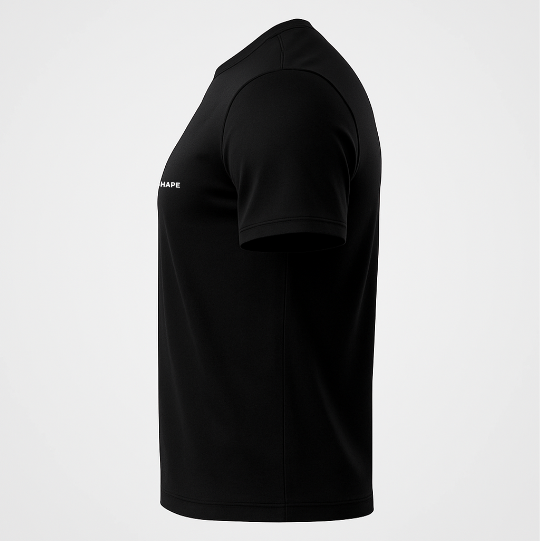 Now Shape All Black Sauna Effect Shirt